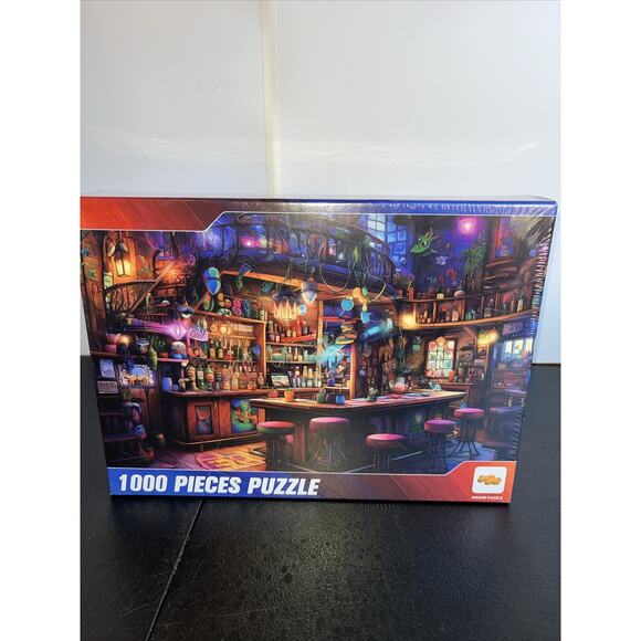 Sealed Najiaxiaowu 1000 Wood Piece Jigsaw Puzzle Open Bar Puzzle - Picture 1 of 3